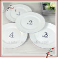 Household Item Wholesale Ceramic Porcelain Dinner Set Dinnerware Plate